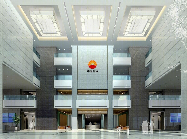 金螳螂--新疆中石油驻乌鲁木齐联合生产指挥中心(CAD施工图纸)施工图下载【ID:26989115】