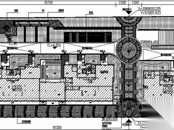 [浙江]精美安置房附属景观工程设计施工图施工图下载【ID:161062184】