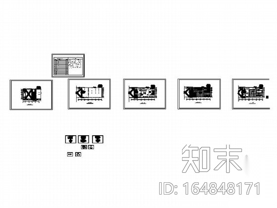 清静书吧室内装修图施工图下载【ID:164848171】