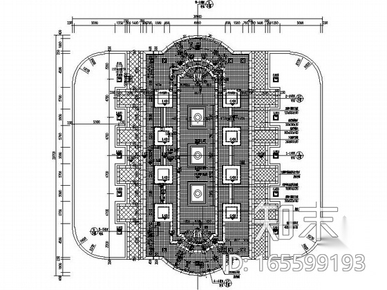 [河北]豪华会所景观规划设计施工图cad施工图下载【ID:165599193】