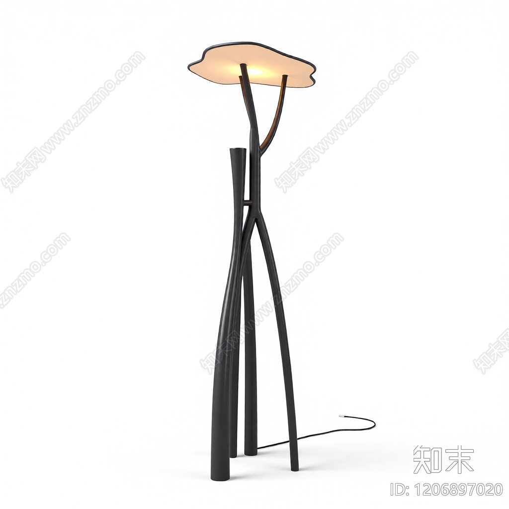 树形落地灯3D模型下载【ID:1206897020】