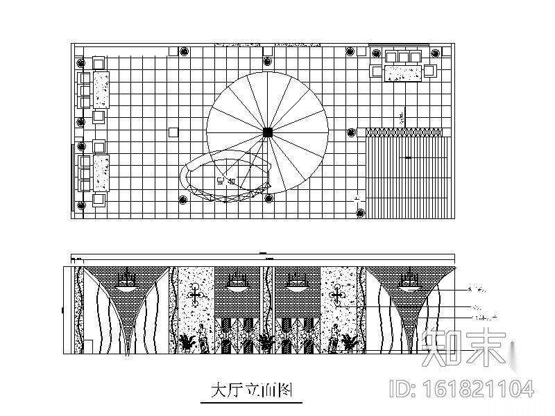 KTV设计装修图(含效果)cad施工图下载【ID:161821104】