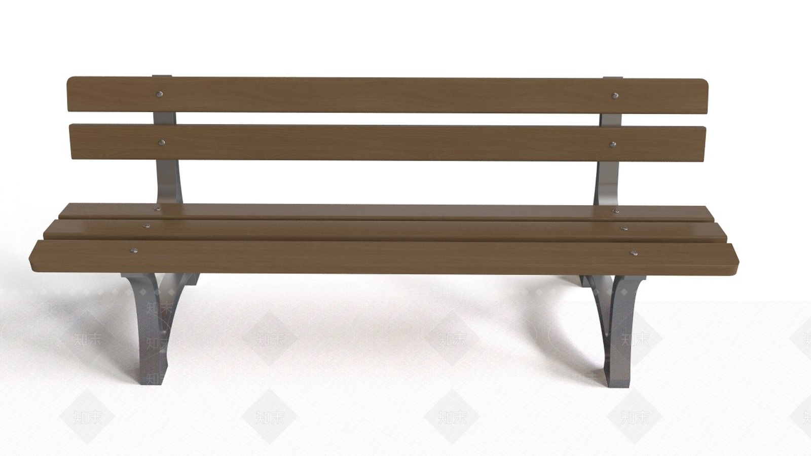 旧公园式长椅3D模型下载【ID:1162577489】