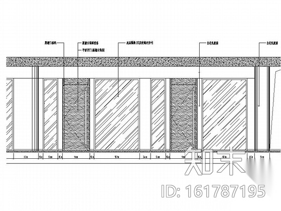 [上海]某大型服务中心现代办公楼室内设计cad施工图施工图下载【ID:161787195】