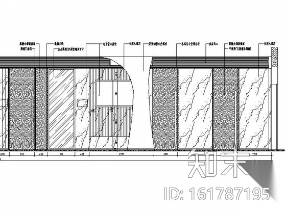 [上海]某大型服务中心现代办公楼室内设计cad施工图施工图下载【ID:161787195】