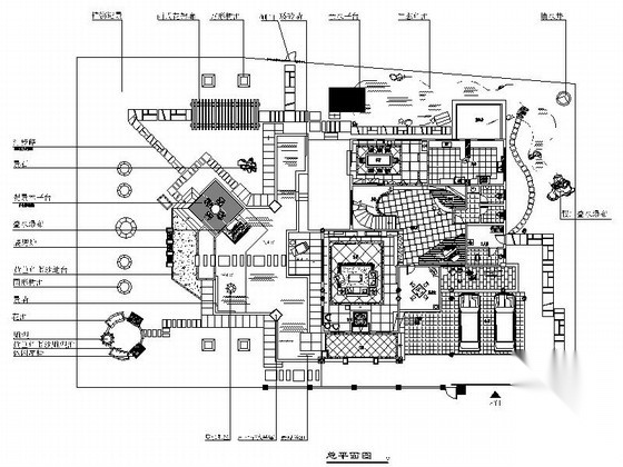 别墅花园景观规划设计施工图施工图下载【ID:161063130】
