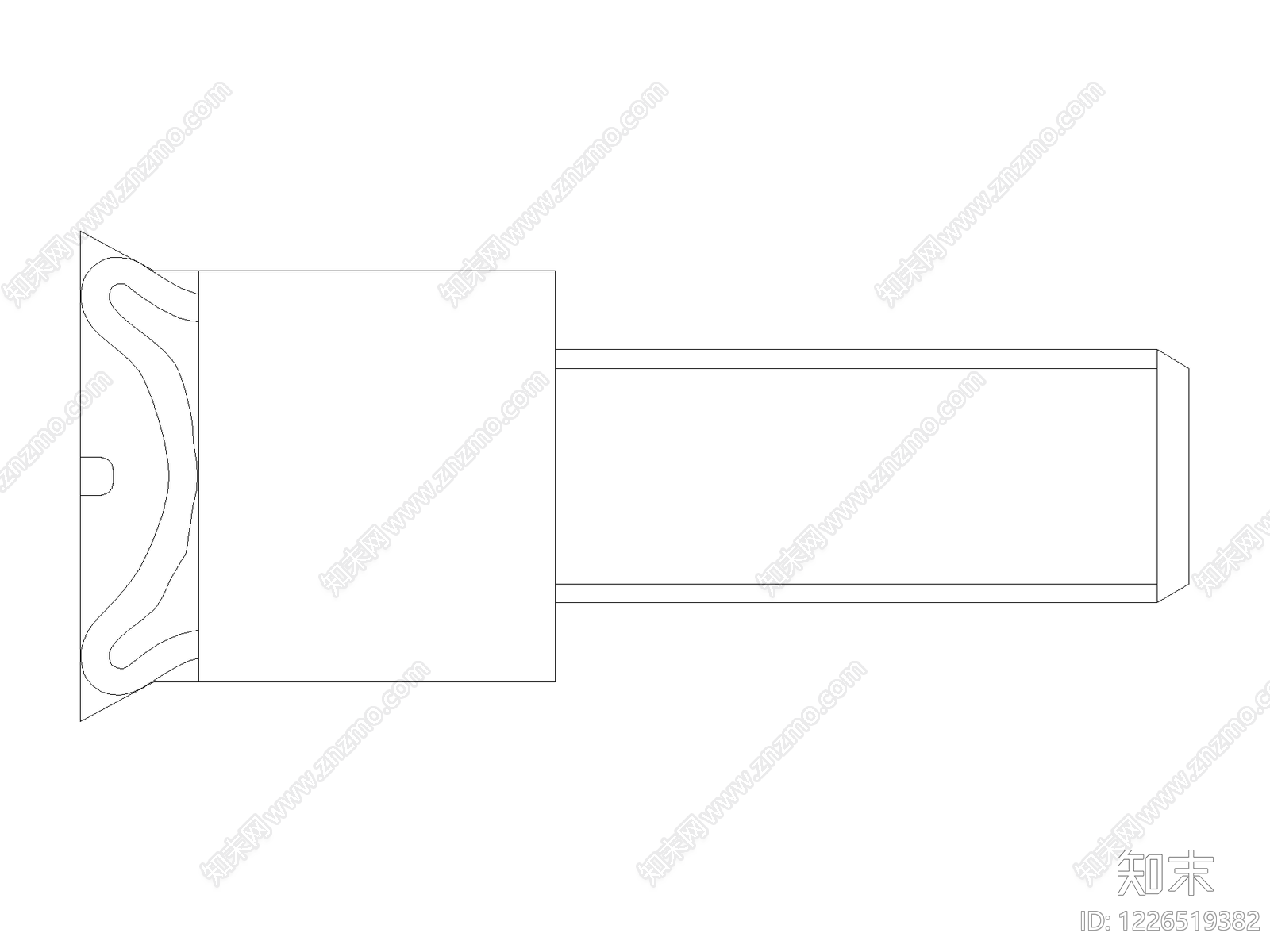 办公空间设计模块cad施工图下载【ID:1226519382】