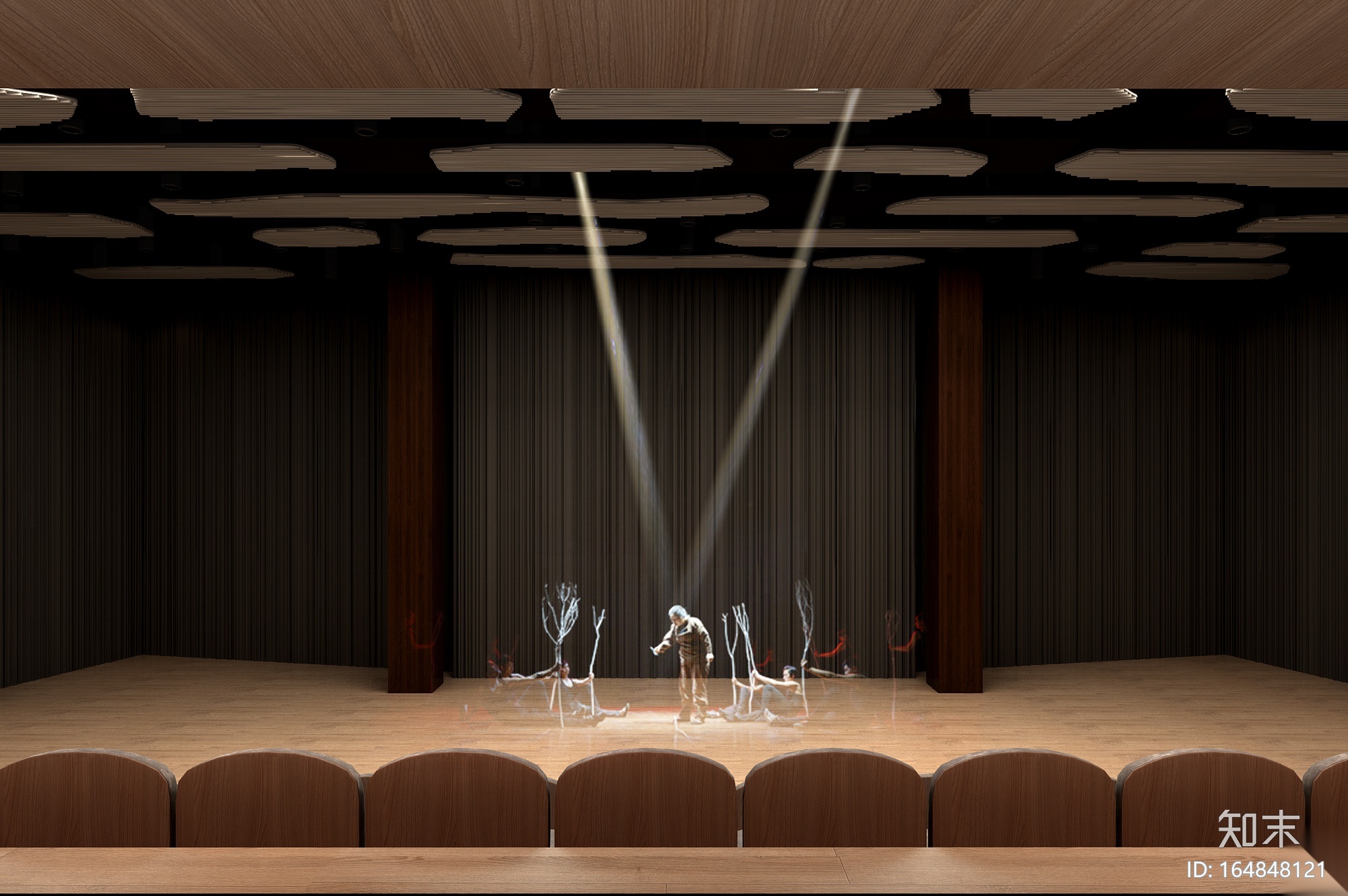 [广东]深圳湾天际音乐厅项目施工图_效果图施工图下载【ID:164848121】