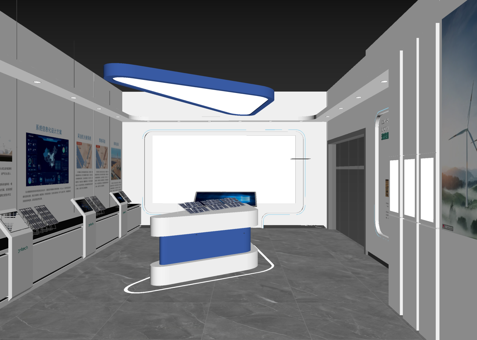 现代科技展厅3D模型下载【ID:1215084715】