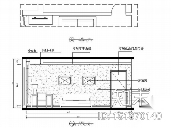 [独创]地知名地产风情三居室设计装修CAD施工图cad施工图下载【ID:161870140】