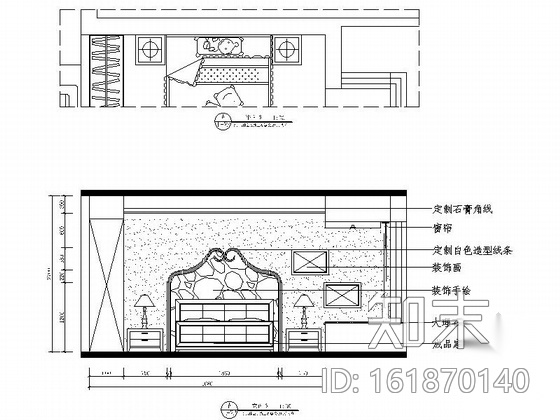 [独创]地知名地产风情三居室设计装修CAD施工图cad施工图下载【ID:161870140】