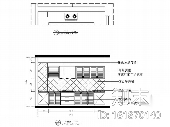 [独创]地知名地产风情三居室设计装修CAD施工图cad施工图下载【ID:161870140】