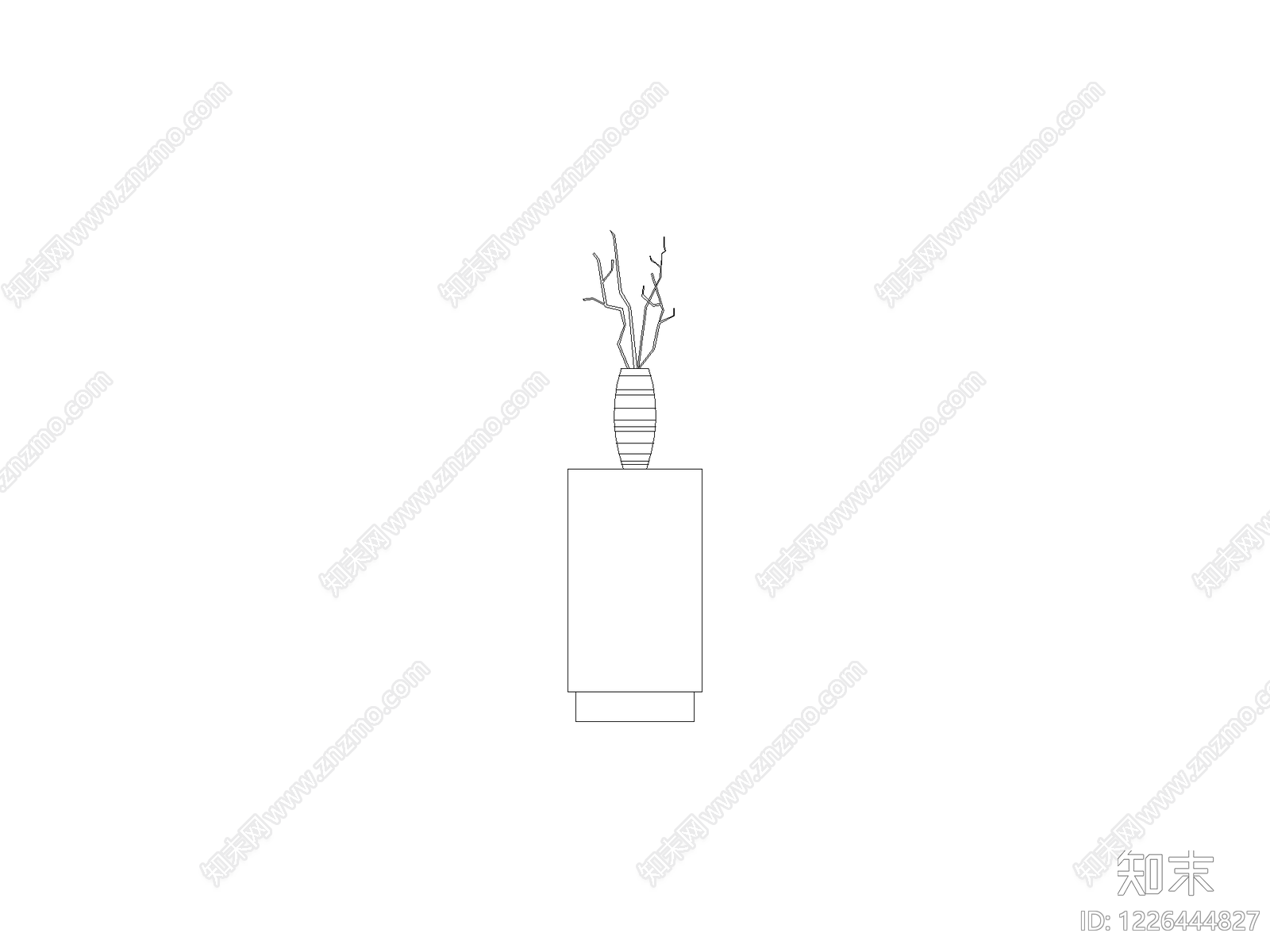 现代柜子CAD图纸