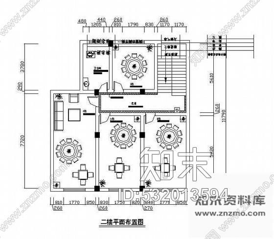 施工图某酒楼装饰施工图cad施工图下载【ID:532013594】