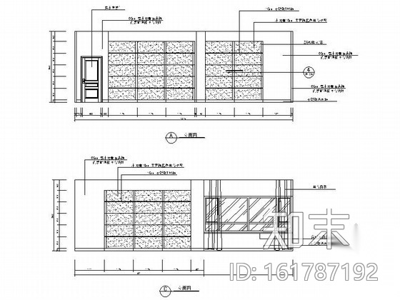 某消防大队办公室内设计装修图施工图下载【ID:161787192】