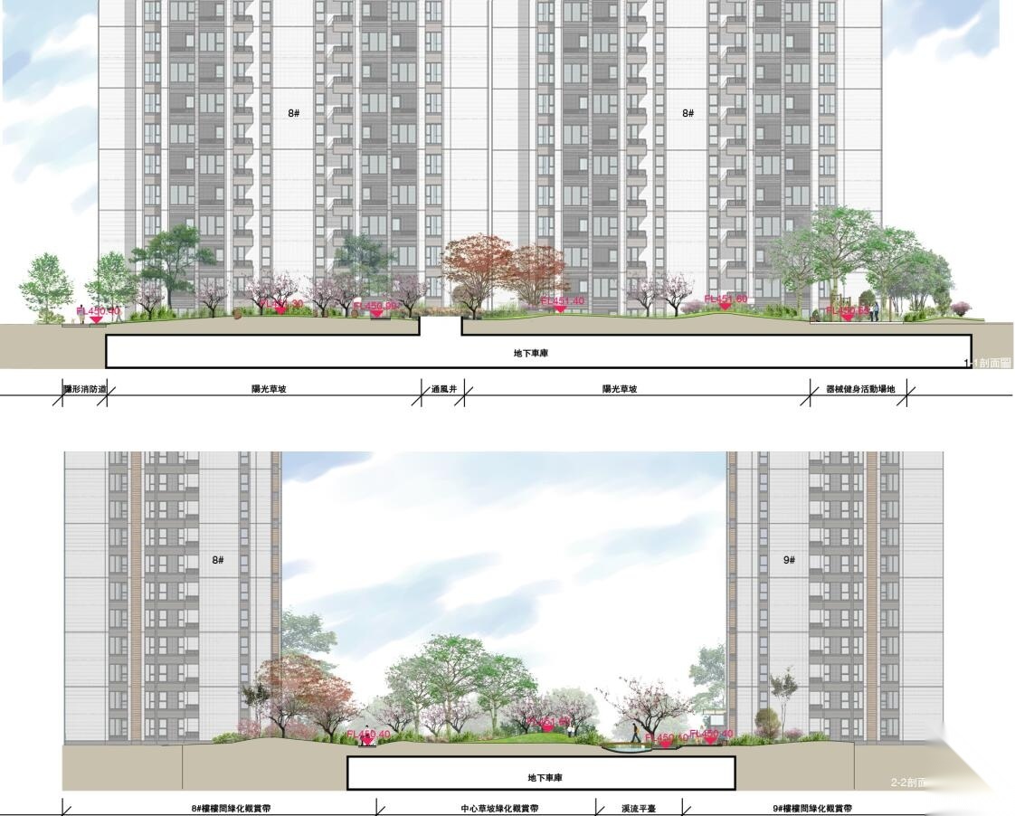 [陕西]中式风格示范区景观设计文本cad施工图下载【ID:161077172】