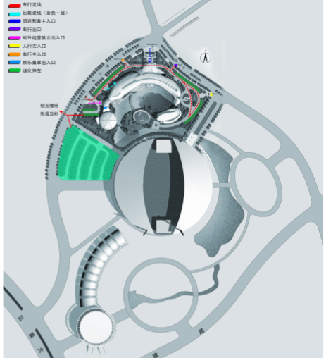 宁花园酒店方案（含桑拿及游泳馆等功能建筑）cad施工图下载【ID:151525168】