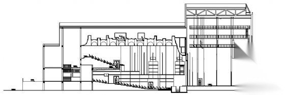 某市三层影剧院建筑方案图cad施工图下载【ID:151666120】
