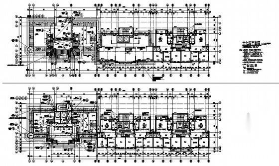 [湖南]某欧式现代小区十八层住宅楼建筑施工图（2号楼）cad施工图下载【ID:167912120】