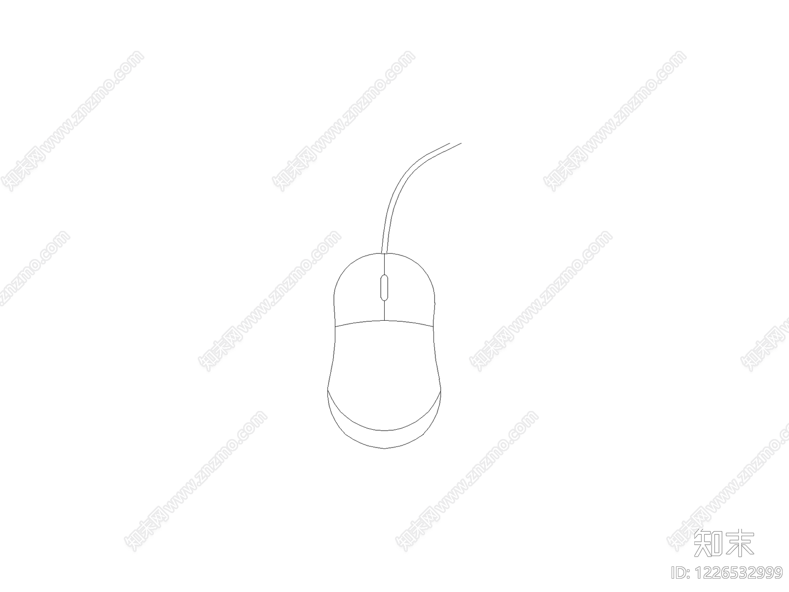现代桌子CAD图纸