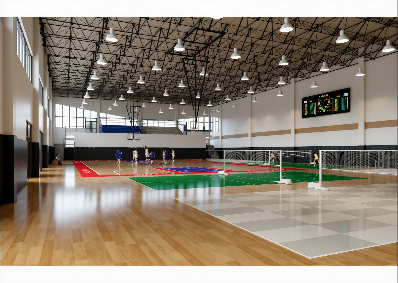 现代体育馆3D模型下载【ID:1215097500】