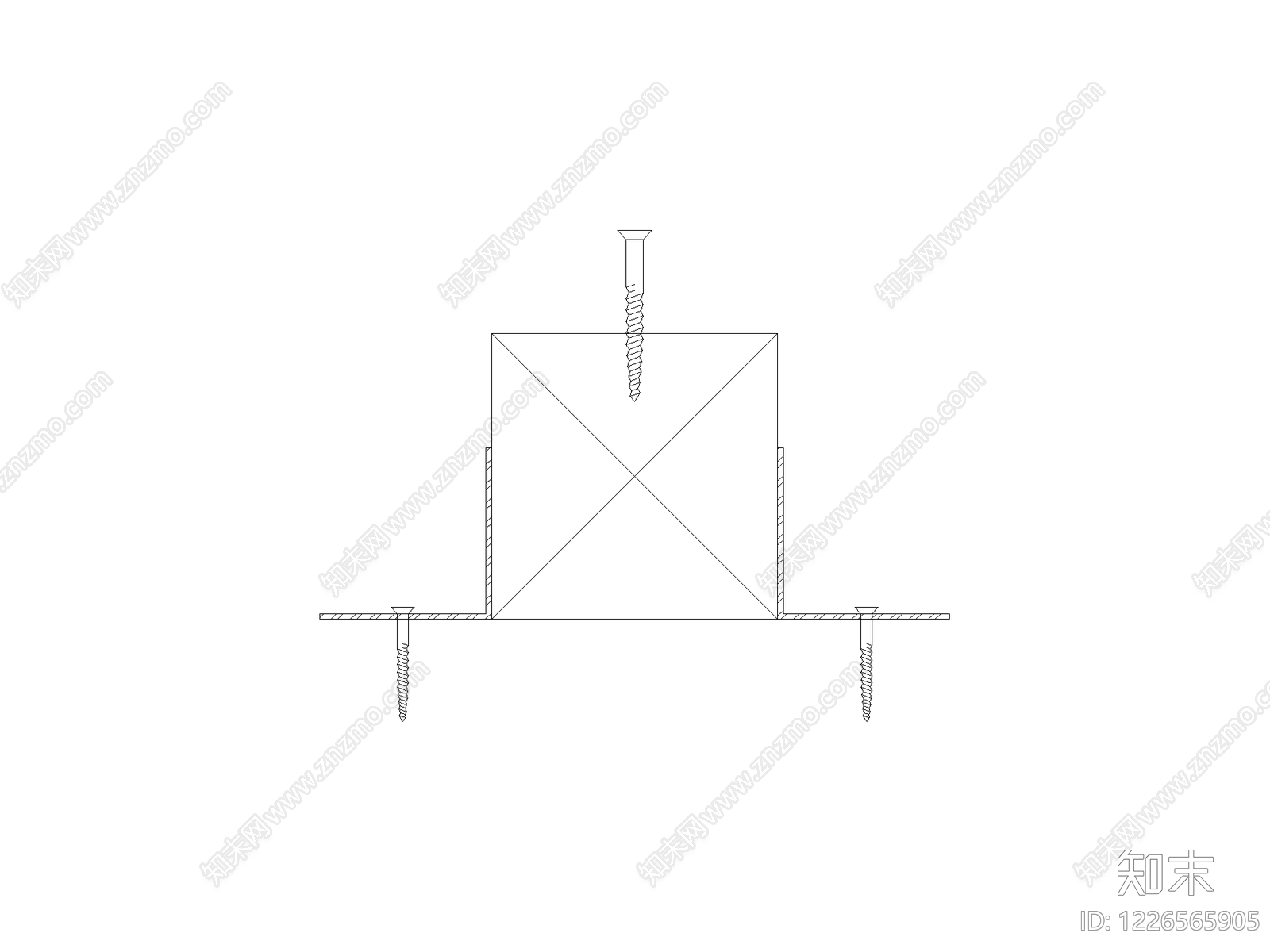 五金管件cad施工图下载【ID:1226565905】