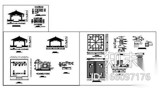 某木亭结构图纸施工图下载【ID:166097176】