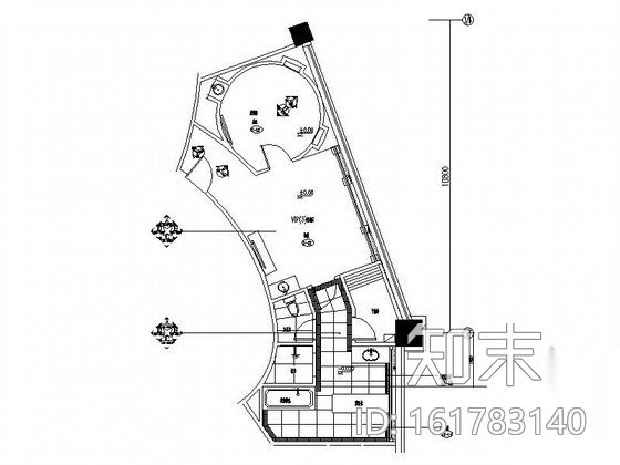 VIP桑拿SPA室装修设计图cad施工图下载【ID:161783140】