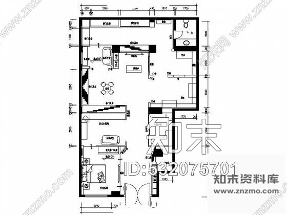 施工图广西品牌家具专卖店室内装修图施工图下载【ID:532075701】