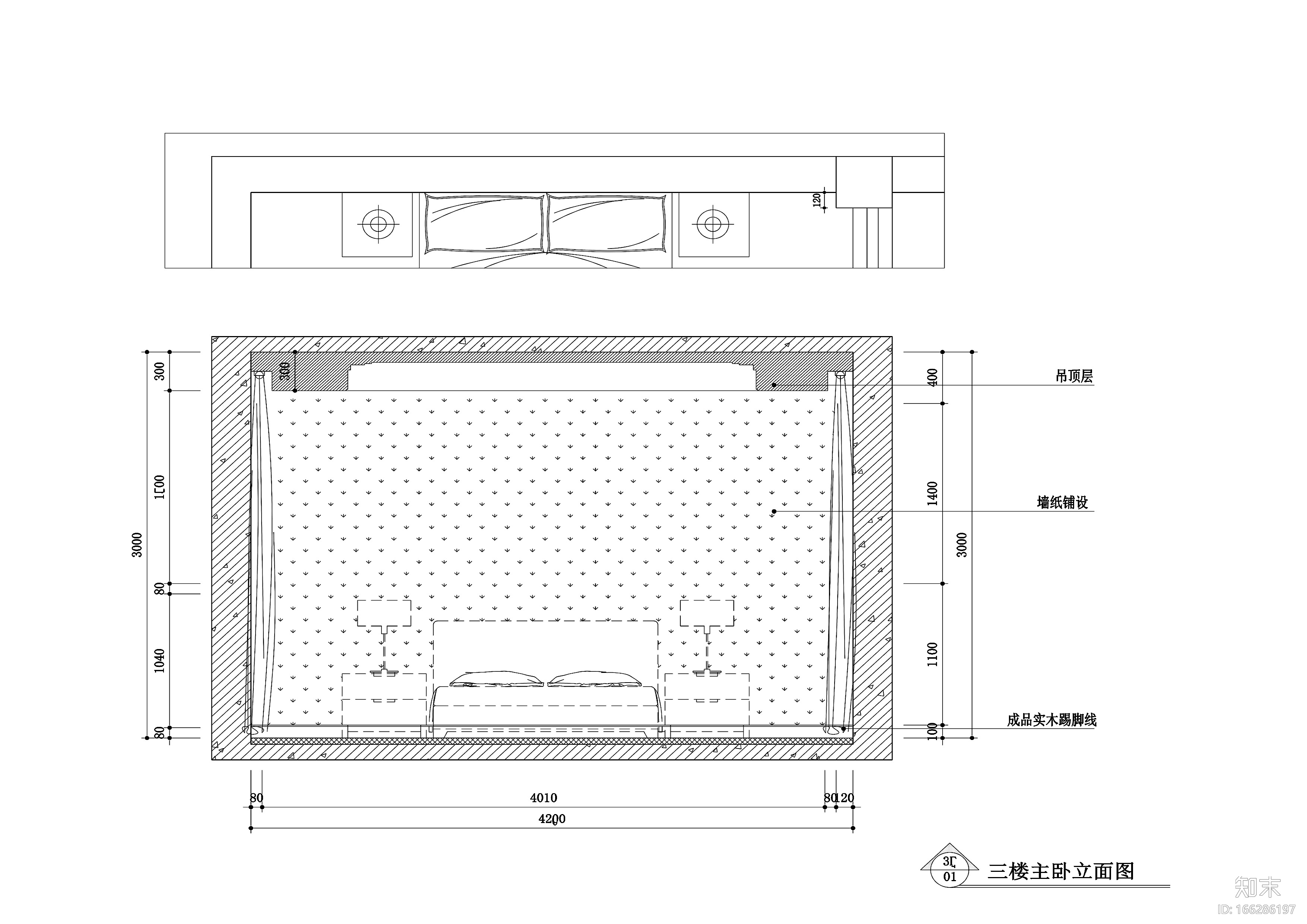 400平现代风格联体别墅装修施工图+效果图cad施工图下载【ID:166286197】