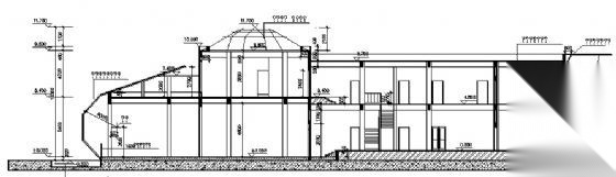 某二层售楼处建筑方案图cad施工图下载【ID:151463182】