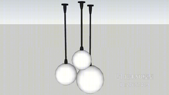 吊灯SU模型下载【ID:27657419】