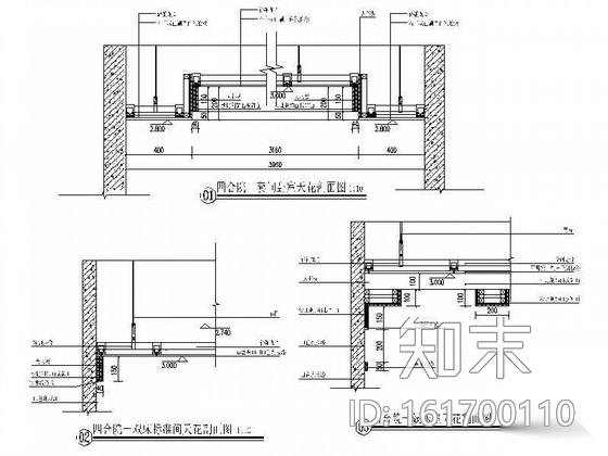 [陕西]旅游度假区特色宾馆装修图cad施工图下载【ID:161700110】