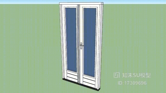 法式门（小）SU模型下载【ID:17309696】