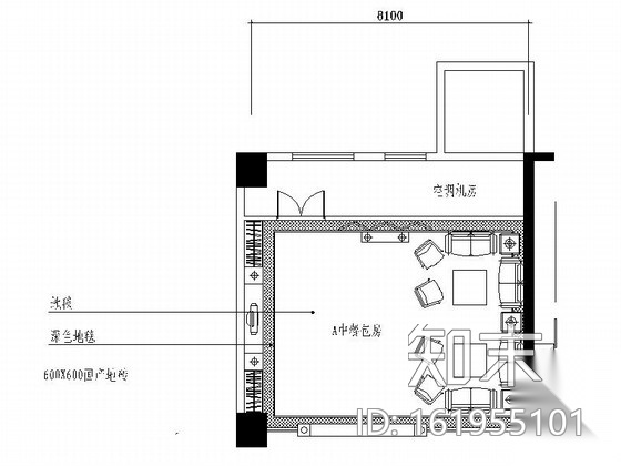 [成都]五星级豪华酒店中餐包间装修施工图cad施工图下载【ID:161955101】