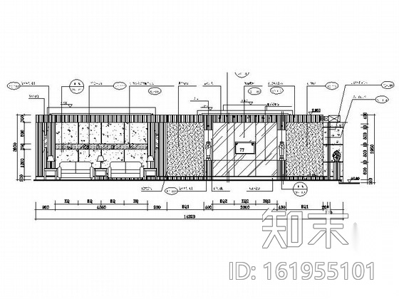 [成都]五星级豪华酒店中餐包间装修施工图cad施工图下载【ID:161955101】