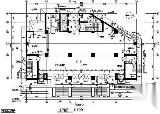 某二十九办公楼建筑方案图cad施工图下载【ID:151435132】