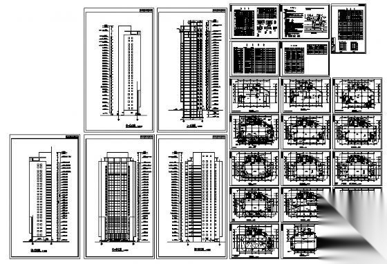 某二十九办公楼建筑方案图cad施工图下载【ID:151435132】