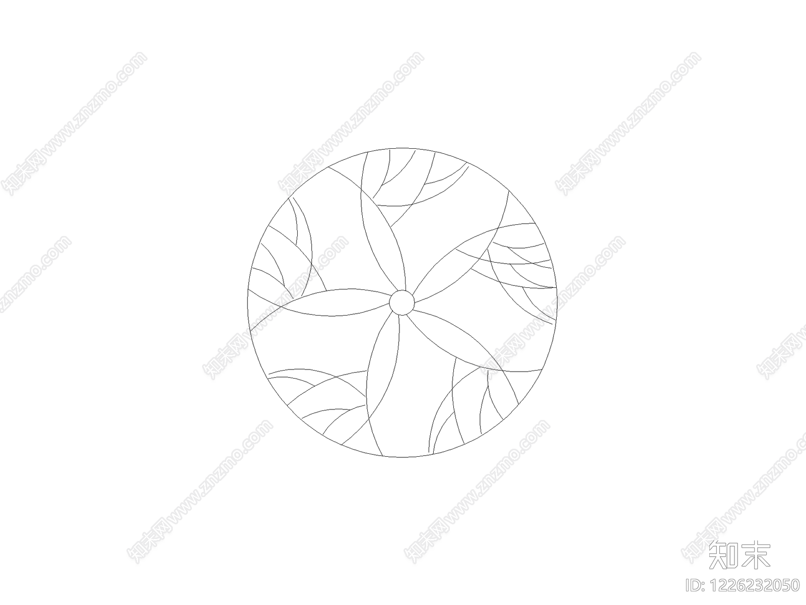 常用植物图例cad施工图下载【ID:1226232050】