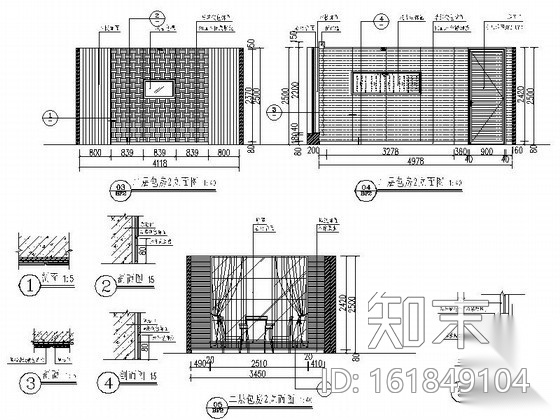 古纳会所设计装修图（含实景）施工图下载【ID:161849104】