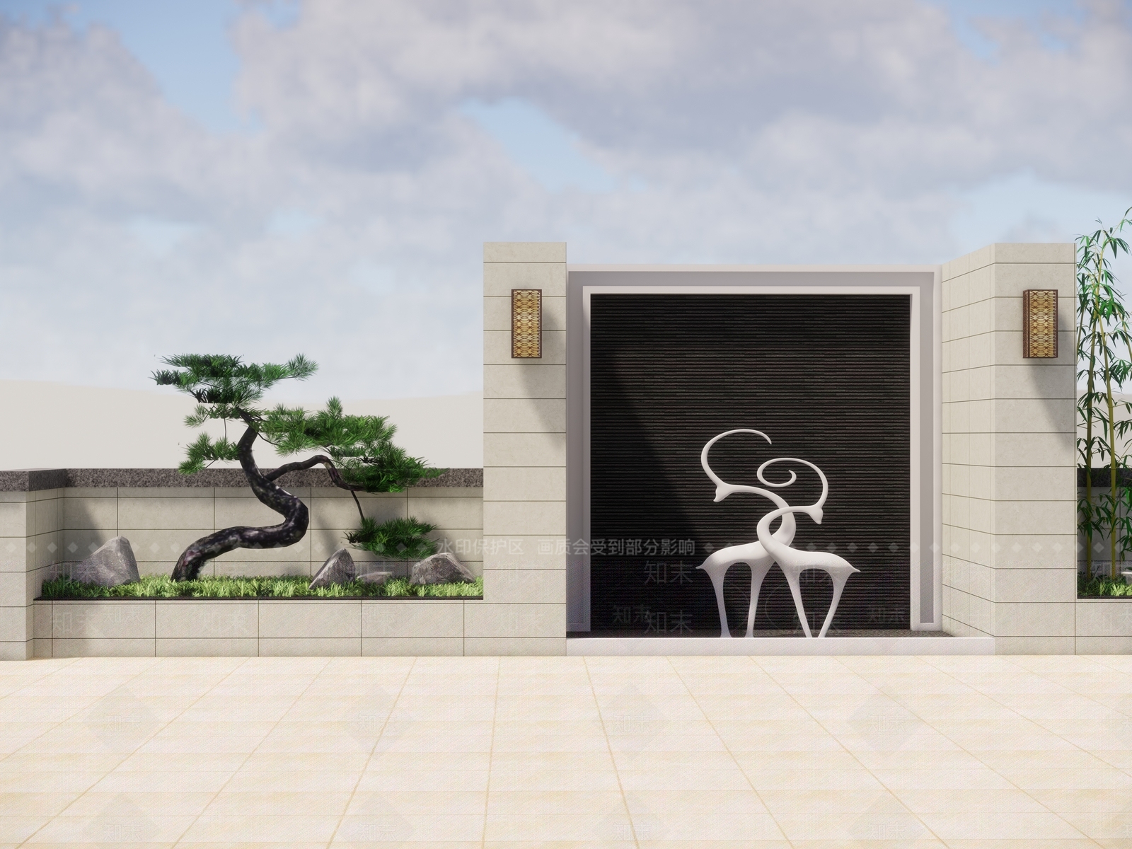 空中花园SU模型下载【ID:633011727】