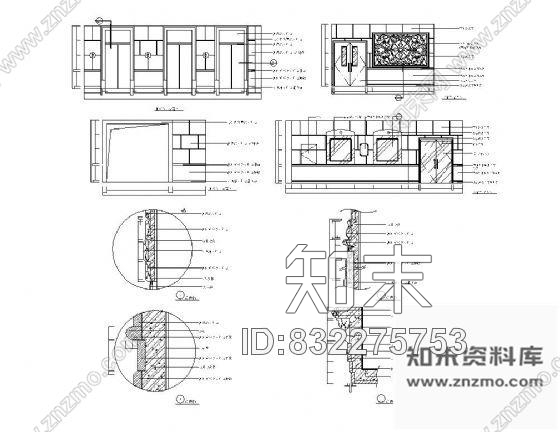图块/节点电梯间装修详图Ⅰ施工图下载【ID:832275753】