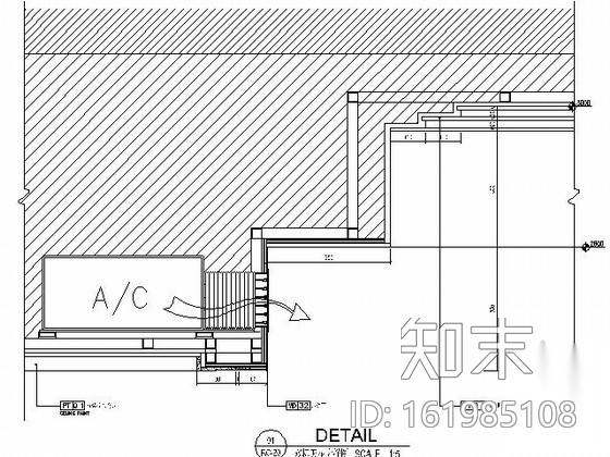 皇冠假日大酒店20号客房施工图cad施工图下载【ID:161985108】