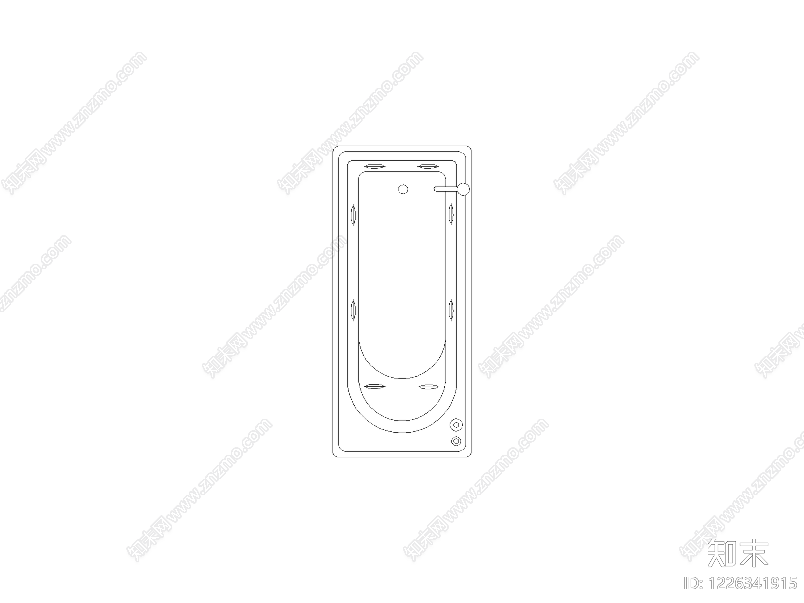 现代卫浴设施CAD图纸