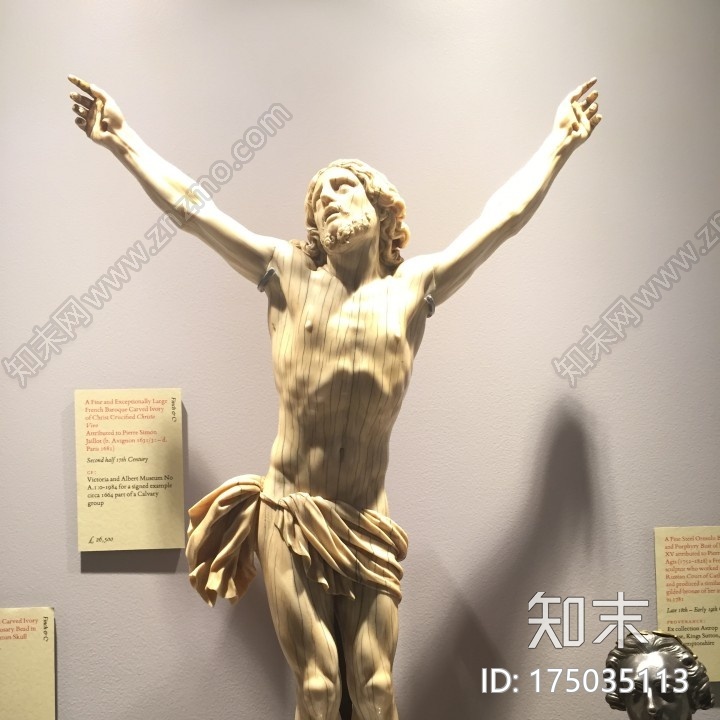 杰作斋戒象牙十字架基督3d打印模型下载【ID:175035113】