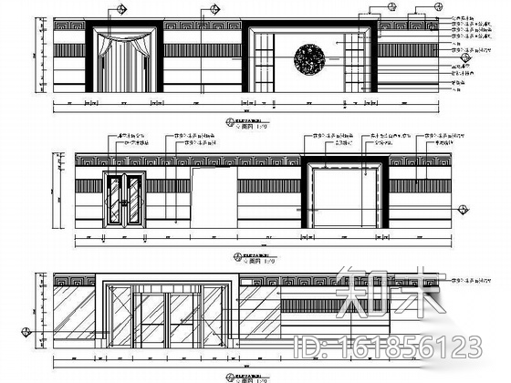 洗浴中心入口门厅装修图cad施工图下载【ID:161856123】