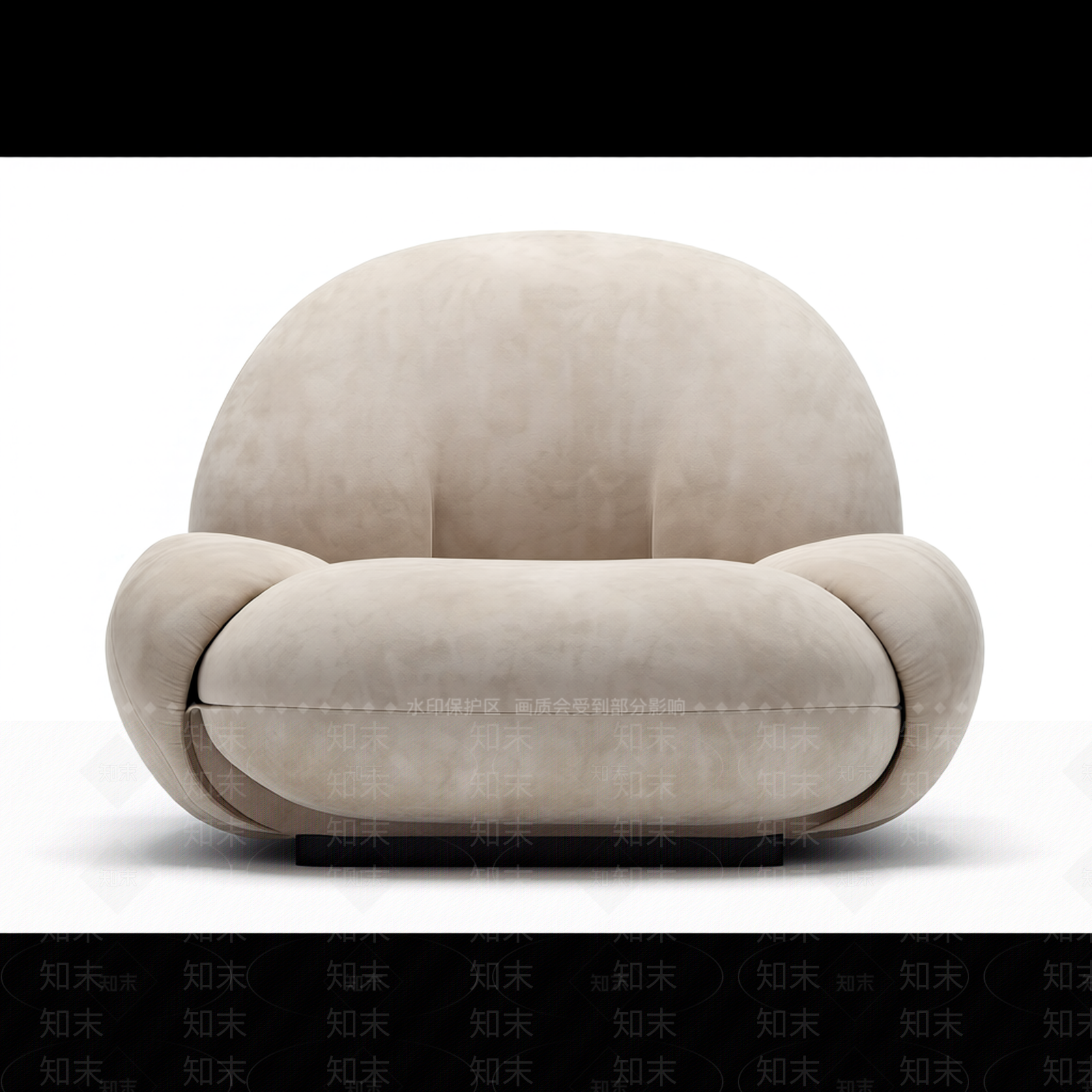 现代简约单人沙发3D模型下载【ID:1206184361】