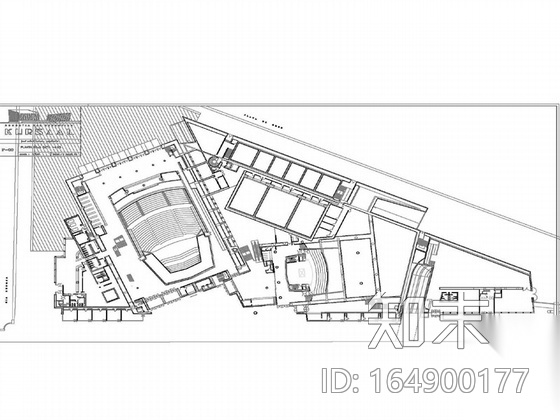 拉斐尔莫尼欧库塞尔音乐中心方案cad施工图下载【ID:164900177】
