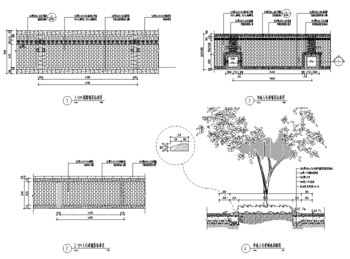 [陕西]新中式城市生态休闲广场景观设计全套施工图（附...cad施工图下载【ID:160688187】