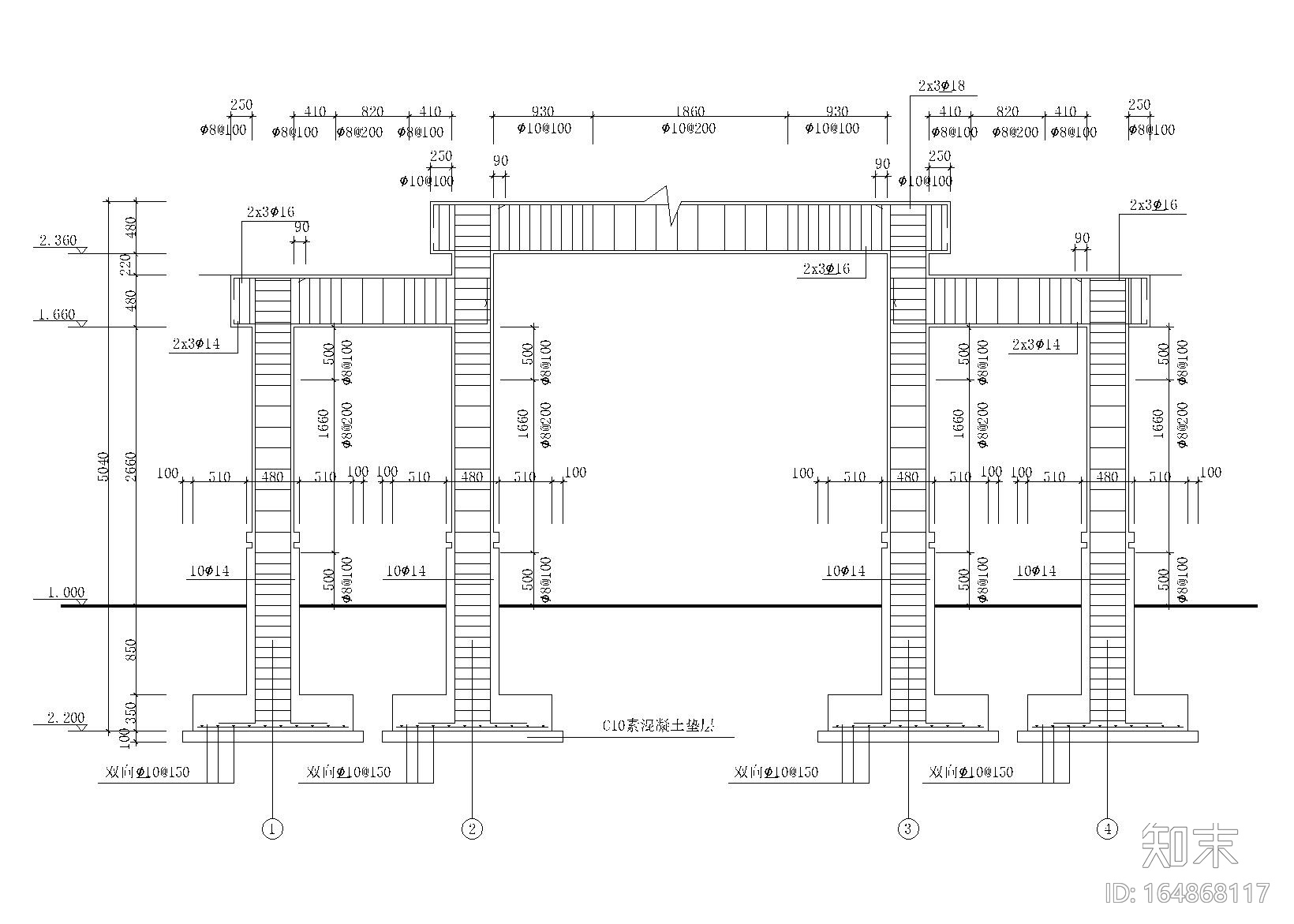 黄公祠牌坊施工图设计_CADcad施工图下载【ID:164868117】